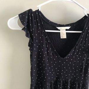 H&M MAMA Flutter Sleeve Maternity Dress